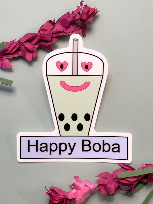 Happy Boba [Sticker]